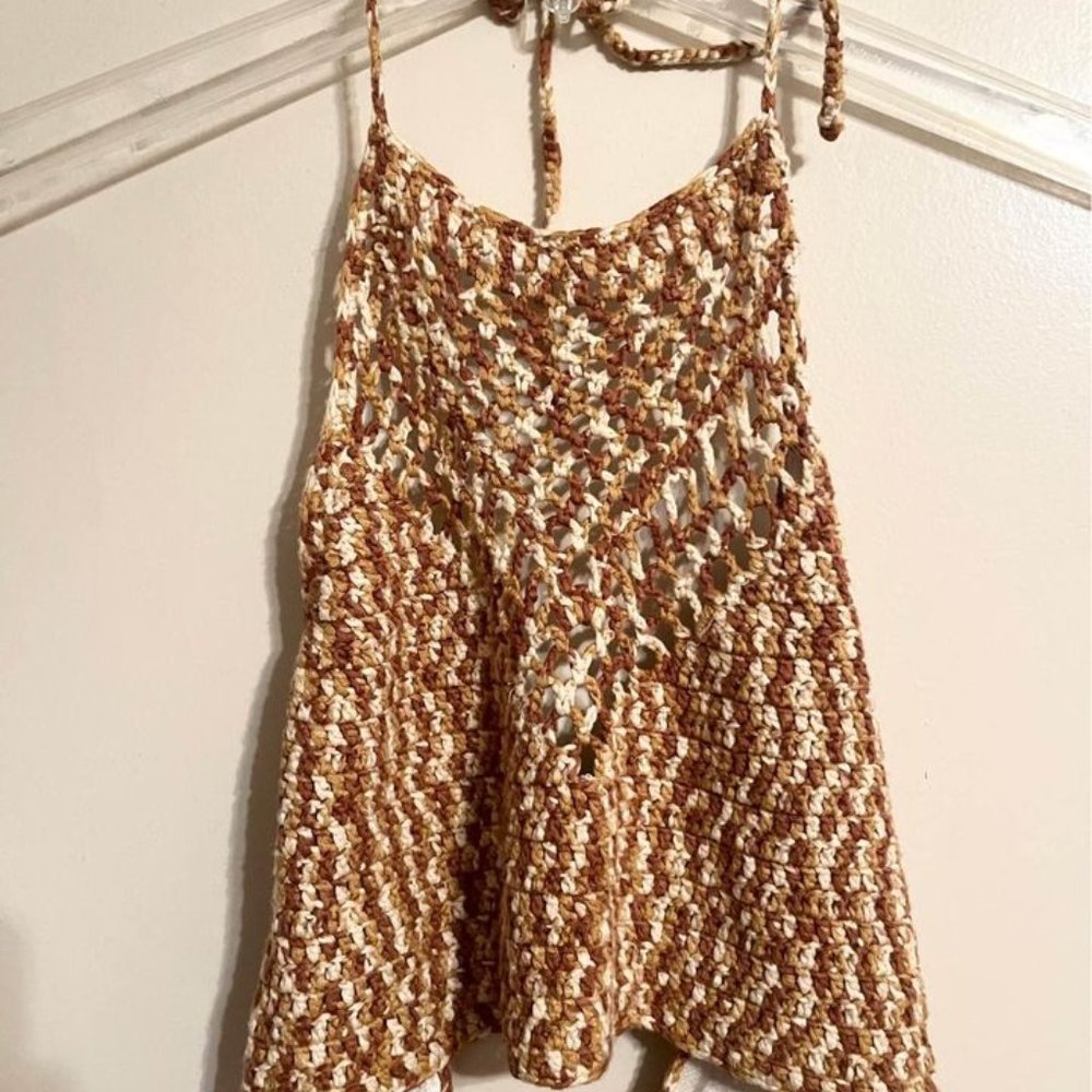 Full Tilt Crochet Halter Top
